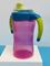 9 meses 7 taza libre fácil de Sippy del bebé del apretón BPA de la onza 260ml